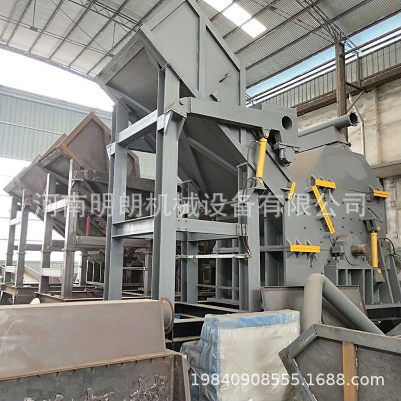 工业1600重型废金属破碎机彩钢瓦废铁粉碎机大型废旧轮胎破碎机