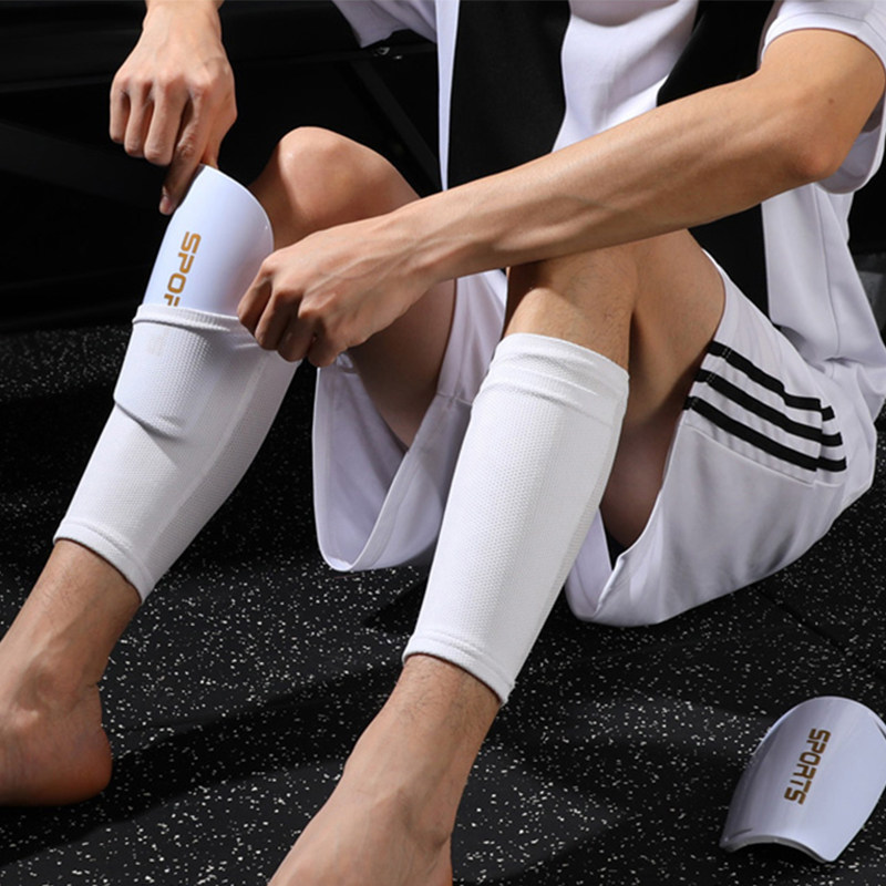 点胶防滑足球袜配双层口袋包裹板套成人儿童搭配硬质插板训练套装