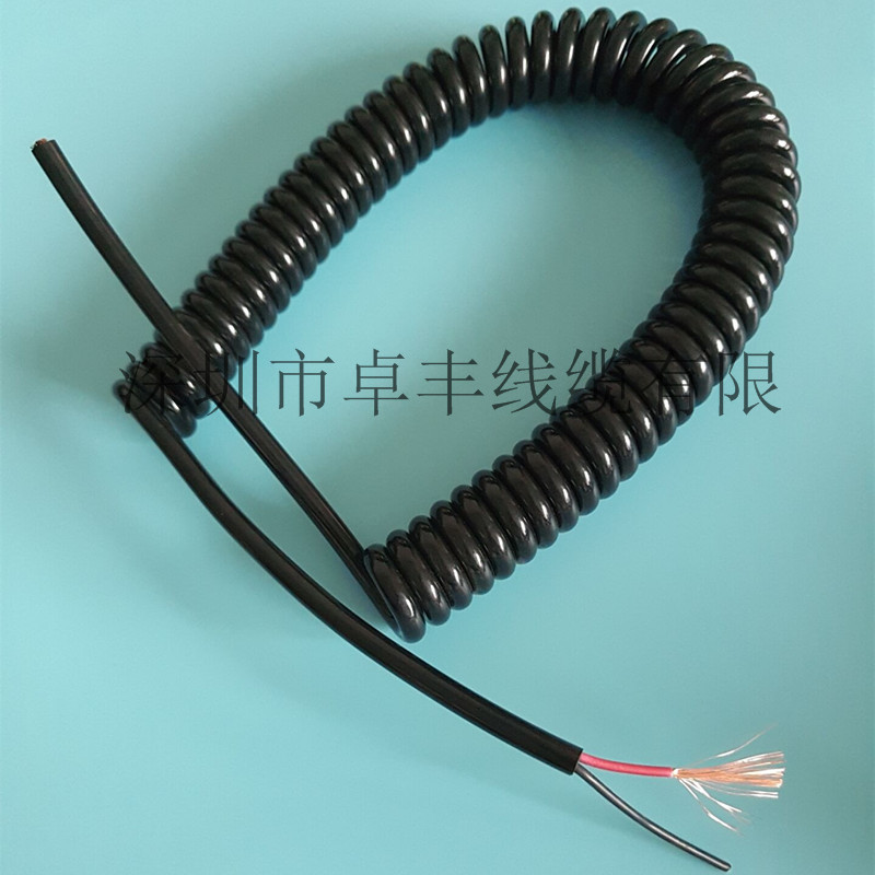 2芯弹簧线 3芯弹簧电线 4芯伸缩线 5芯弹弓线 6芯0.75平方曲线