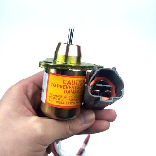 山河智能60E 70N9挖机配件洋马发动机熄火电磁阀勾机羊马息火开关