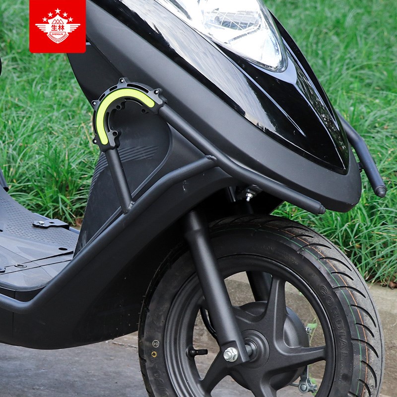 摩托车新大洲NS125D保险杠前后护杠改X装防摔防撞杠