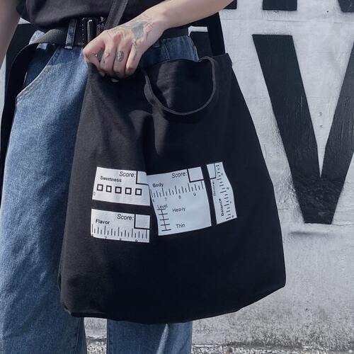 咖啡杯测表帆布包 | 咖啡师也要逛市场用的逼格满满买菜兜