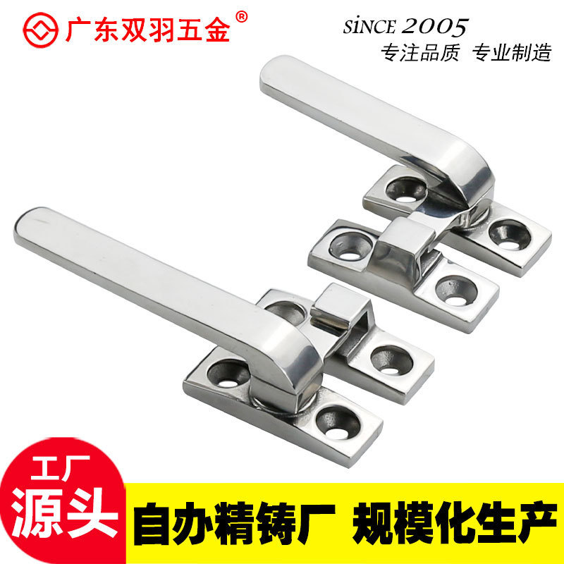 304不锈钢把手锁LCL-LCR80@实心选装迫紧FHS31/41机械柜门执手