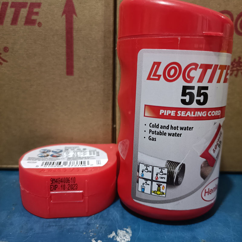 汉高乐泰55管道魔绳Loctite生料带高强度管道密封线耐热50m/160m