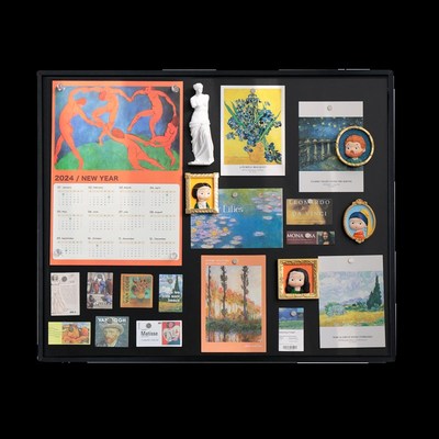 QINGDIN 电表箱装饰画轻奢高级感艺术电表箱盒遮挡磁吸黑板挂画