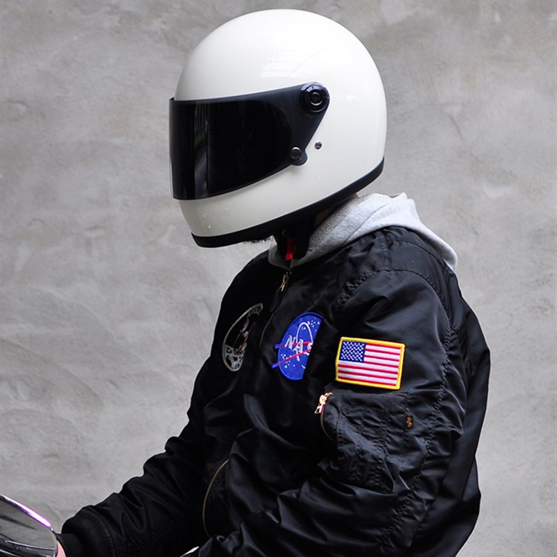 汤普森 复古全盔 p玻璃钢头盔 冬季防雾  非摩托车头盔