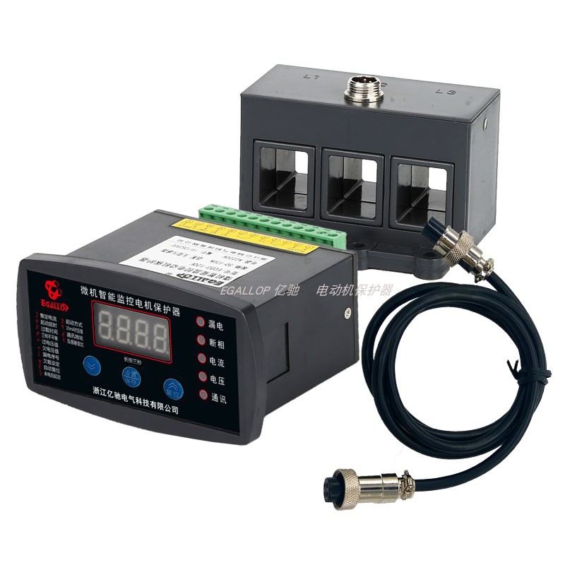 三相智能微机数显KMA电动机保护器一开民水泵电流过热载缺相监控