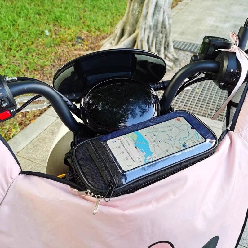 电动车挂包防水电瓶车前置雨衣充电器收J纳前置物三轮车摩托车头