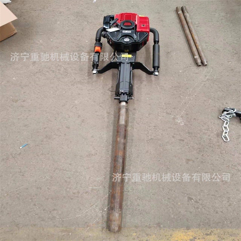 轻便型汽油取土钻机塔式背包土壤取样设备高尔夫场地土壤取样器