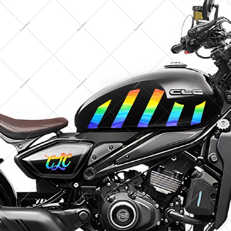 适用于春a风450CL-C单座版改装配件油箱拉花车身贴花防水贴纸炫彩