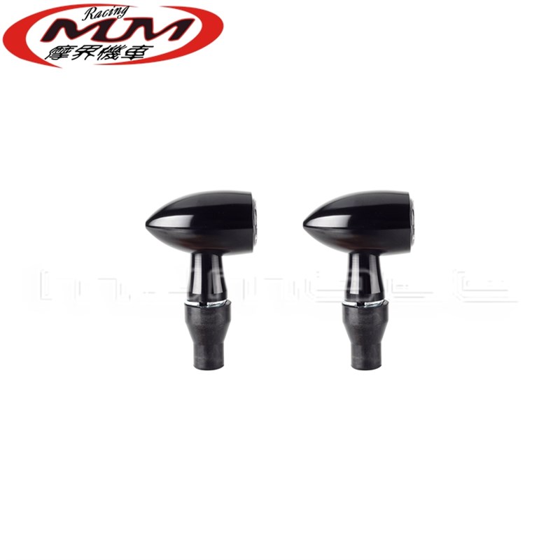 通用哈雷戴娜本田川崎雅马哈12V摩托车改装迷你后V转向信号灯尾灯