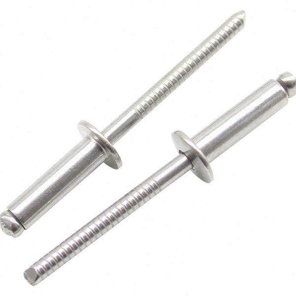 304不锈钢抽芯拉铆钉扁圆头装潢拉卯钉M3.2M4M4.8M5M6.4抽芯柳钉