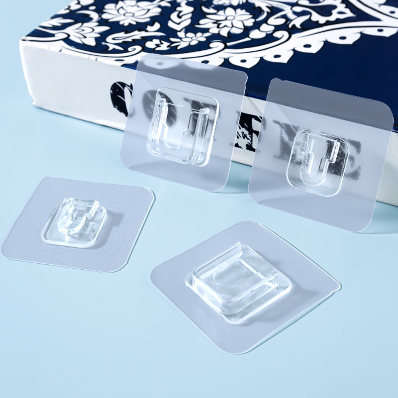 多功能无痕子母扣墙面装s饰挂件粘钩免打孔挂钩粘贴式墙面固定器