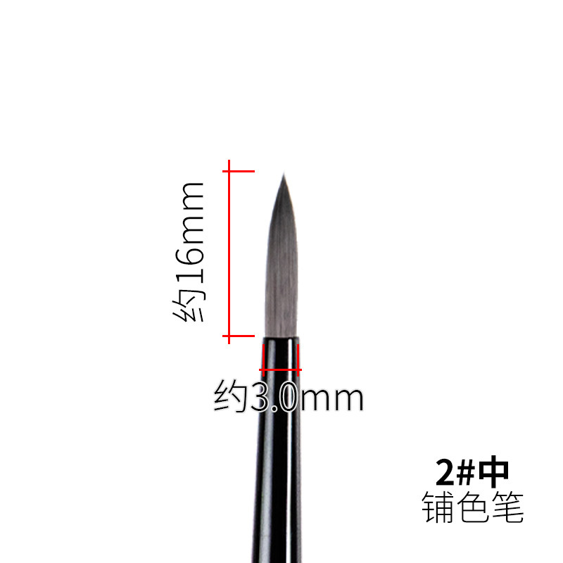 thumbnail for RAY Model World Coloring Pen Front-Facing Brush Flat Tip Pen Line-Infused Water-Based Paint Marker Gundam Model Tool