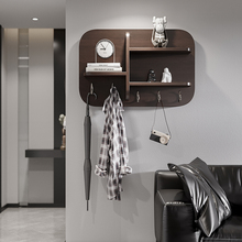 推拉电表箱遮挡装饰画电源电闸盒创意轻奢搁板架挂画可翻盖配电箱