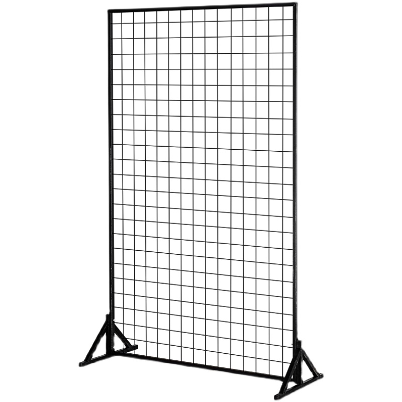 立式铁艺网架落地铁丝网片架子幼儿园作品展示架饰品收纳展会展架