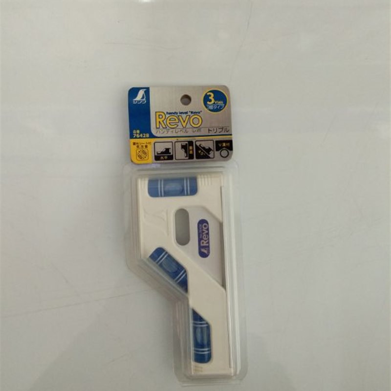 日本企鹅亲和水平尺76429三管带磁水平仪便携式高精度水平泡76428