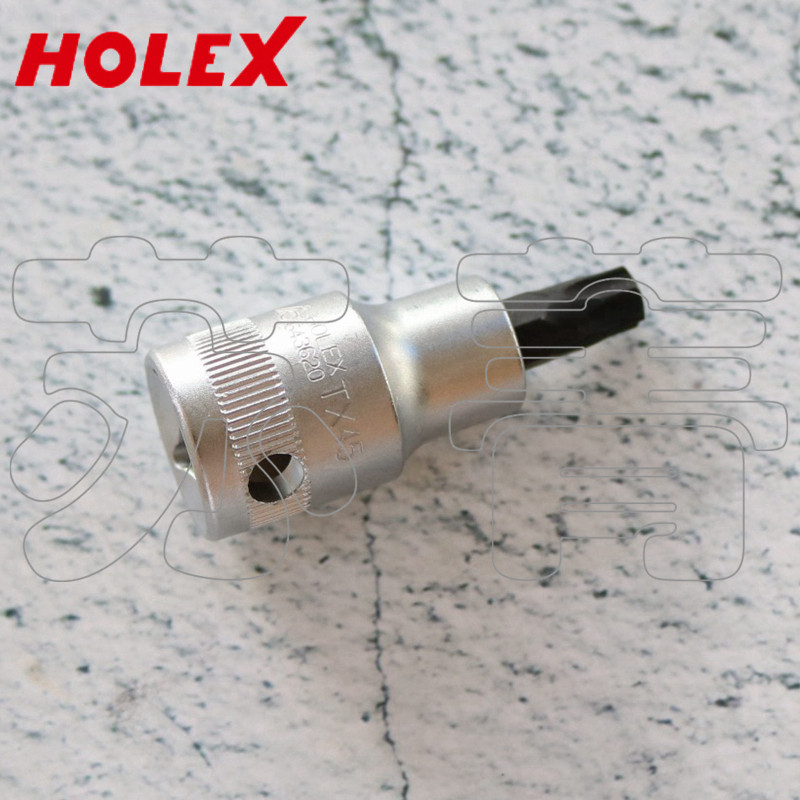 德国霍夫曼HOLEX螺丝起子 星型梅花套筒起子头 1/2英寸 TX20-TX60