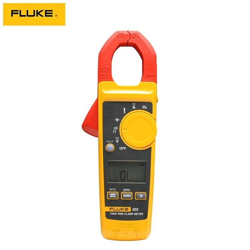 Fluke福禄克F323/324/325真有效值交直流钳形表数字电流表带测温