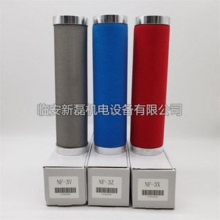 A级压缩空气精密过滤器滤芯除水除油 替代南京赛格滤芯NF