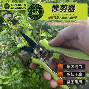 英国进口SPEAR JACKSON园艺修枝剪园林剪花卉花艺修剪树枝剪刀