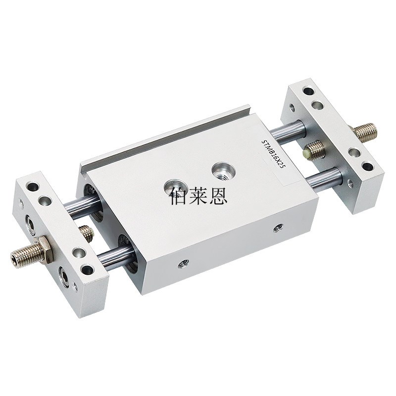 双轴双杆可调小型气动滑台气缸STMS 10 16-25-50-75-100-200-300