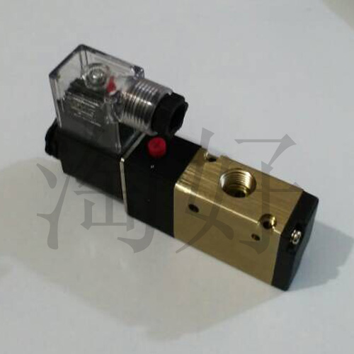 二位三通 三口二位电磁阀3V210-08 AC220V DC24V单电控110310410