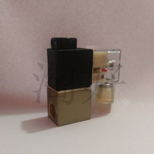 二口二位电磁阀 DC24V 2V025 AC220V 单电控 二位二通