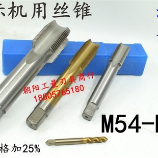 机用丝锥丝攻M54M55x5x4x3x2.5x2x1.75x1.5x1.25x1x0.75x0.5螺纹