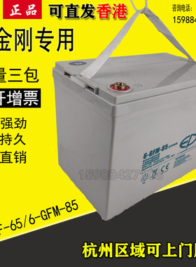 合力杭州叉车配件6-GFM-85AH电池中力小金刚叉车电瓶12V胶体电池
