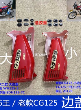 适用新大洲本田SDH125-7C 欧二WH125-3侧盖老款银猫CG125边盖护板