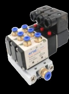 4V210-08 亚德客3F 阀组 一套 带接头消音器