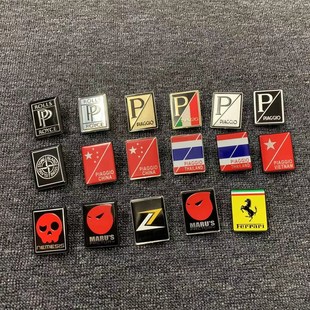 GTV 春天 冲刺150 VESPA通用 铭牌 领带扣黑化 HPE PP车标 GTS300