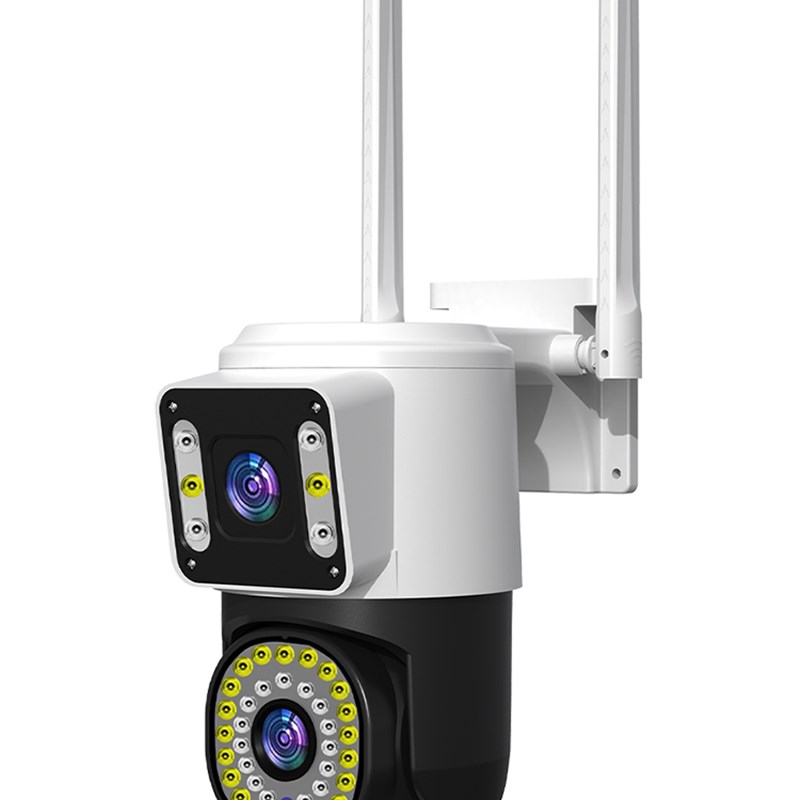 【免费送流量】双画面高画质摄影头4G无网手机远程360度室外监视