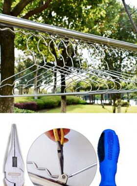 晾衣杆防吹风挂钩波浪线不锈钢S型防风晒衣架波浪钩32528管凉衣钩