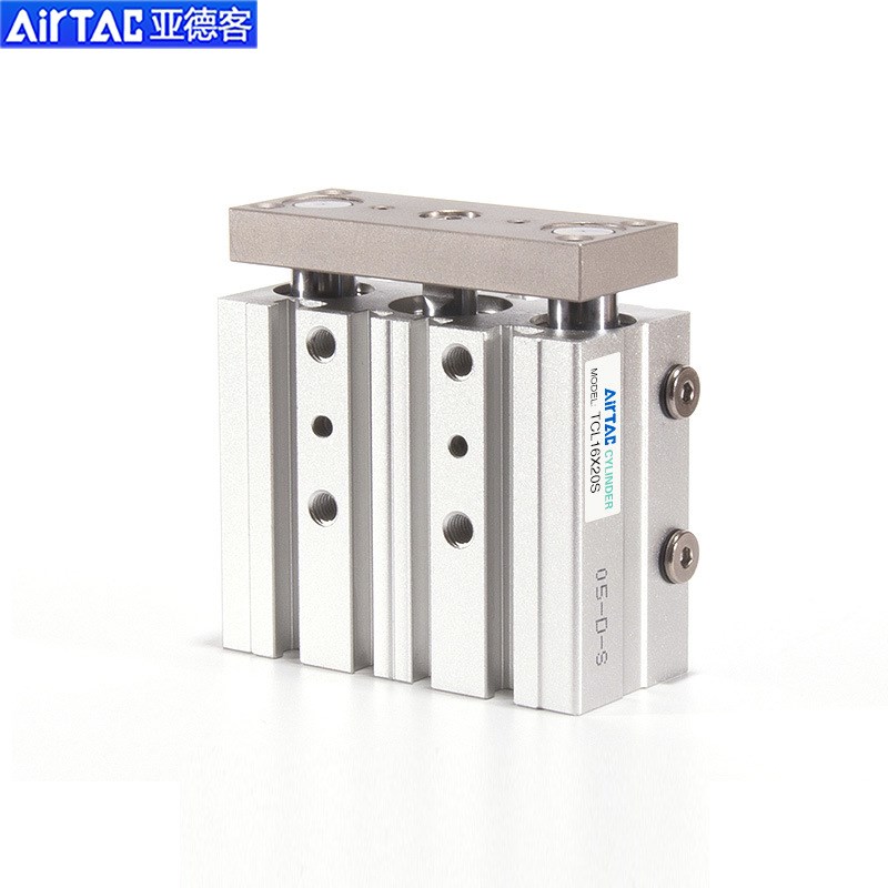 亚德客三轴气缸TCM6/10/12/16/20/25/32/40/50X10X20X30X40X50S