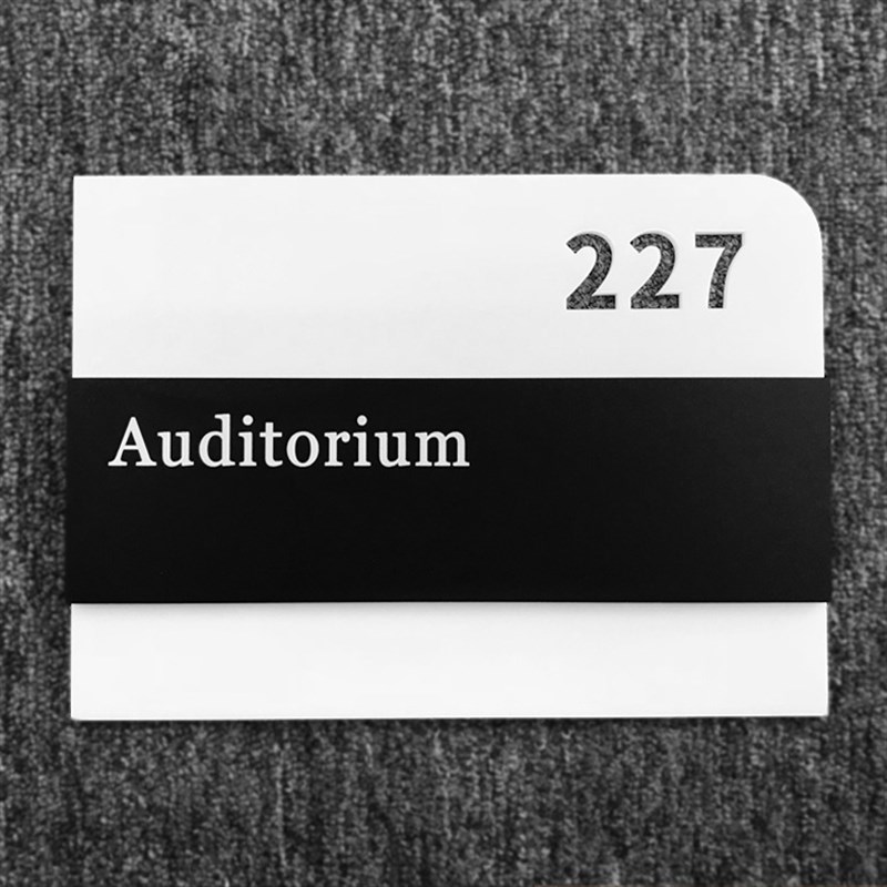 办公室科室牌定制亚克力门牌定做办公标识牌公司门牌样式设计制作