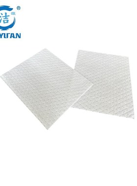 OP25040B洁源2MM厚耐磨吸油片500X400MM100片/箱吸油棉压点吸油垫