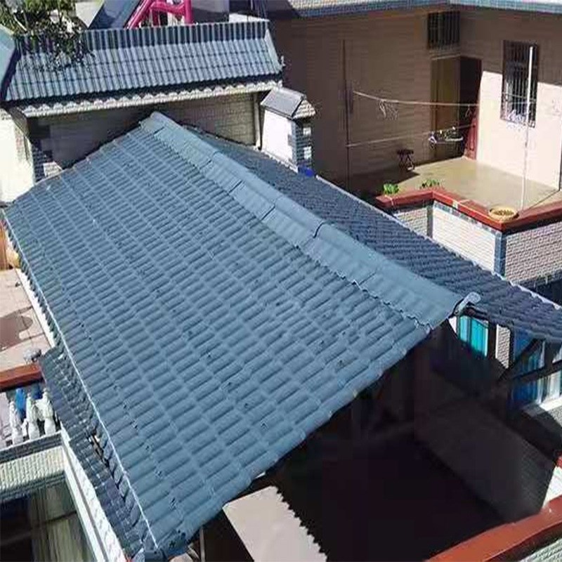 ASA合成树脂瓦葫芦宝顶 屋顶塑料瓦宝鼎葫芦 树脂瓦装饰仿古屋檐