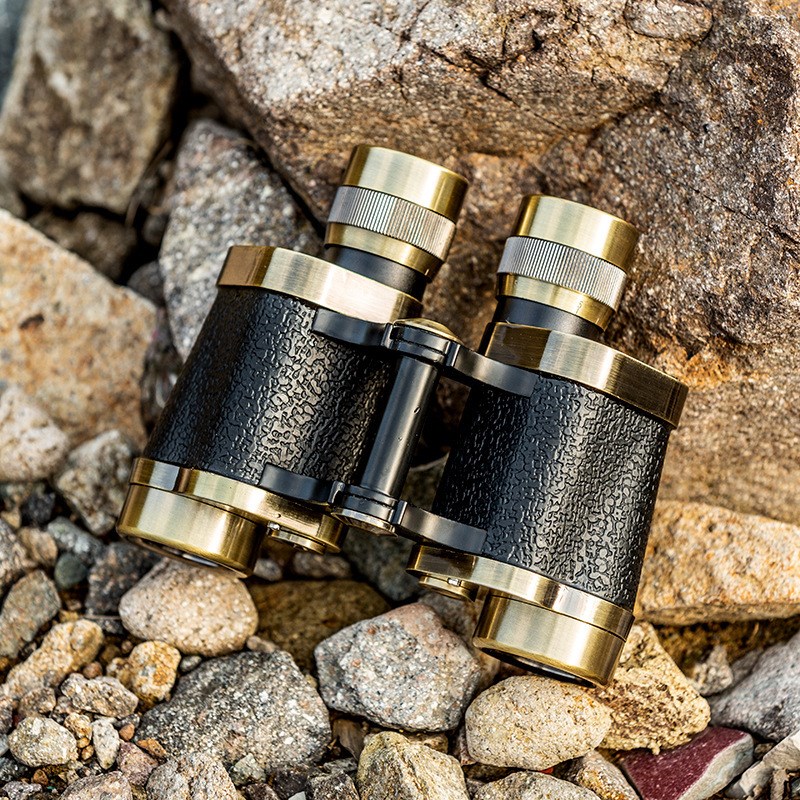 62式青铜户外双筒测距8x30高倍高清夜视手持旅行观景望远镜