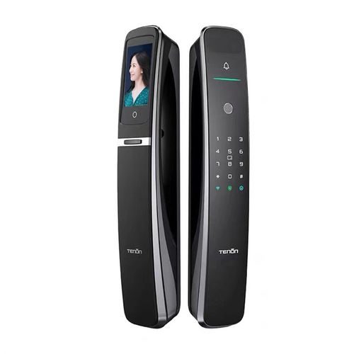 亚太天能指纹锁家用防盗门视猫眼全自动监控密码智能电子锁9