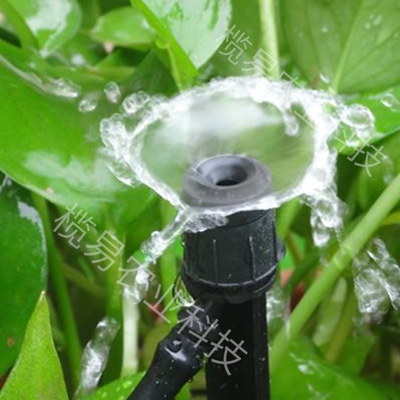 涌泉喷头农用厘米压力补偿微喷调节灌溉果园大棚地插喷水滴头