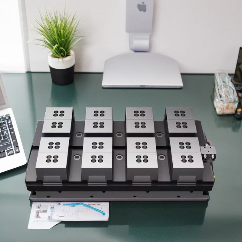 气动虎钳多夹位大开口模块可换式重型机床NC夹具高精度自定心功能