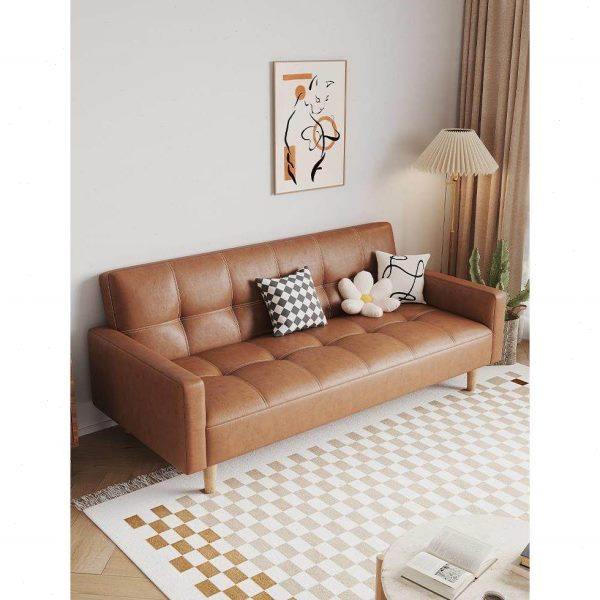 香港包邮奶油风小户型客厅科技布沙发2024年新款沙发床两用公寓卧