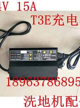 美国坦能T3E洗地机充电器 24V15A免维护电瓶充电器T300洗地机配件