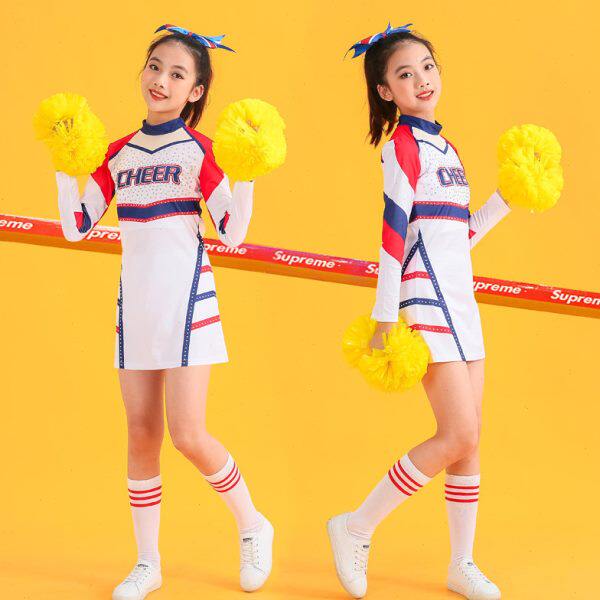 专业啦啦操比赛演出服女竞技健美操体操服校园运动会篮球啦啦队服