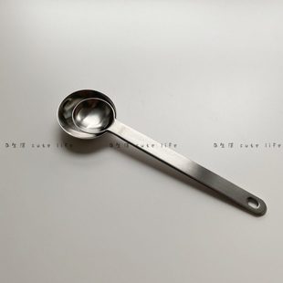5ml 304不锈钢量勺厨房烘焙刻度勺汤匙茶匙15ml Q生活 日式