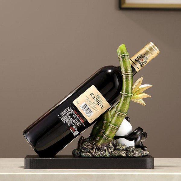 现熊猫红酒架摆件级感创意个性档家居客厅餐边柜酒柜装饰品,收纳整理,红酒架,淘宝优惠券,粉丝福利购,淘宝优惠卷