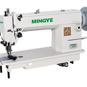 工业缝纫机 上下复合送料皮革厚料平缝机 DY车 名业0302同步车