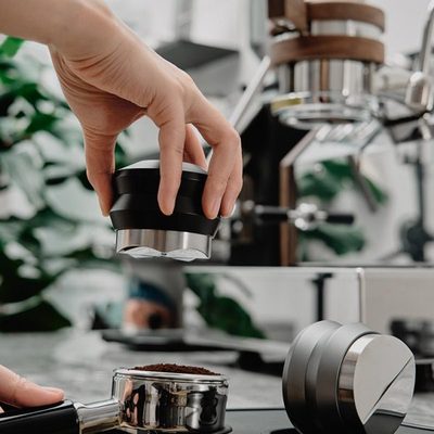 MUVNA咖啡布粉器304不锈钢自重力布粉51/53/58.35mm自动调节高度